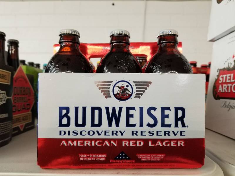 lot 15215 image: (3) Budweiser American Red Lager 6Pks