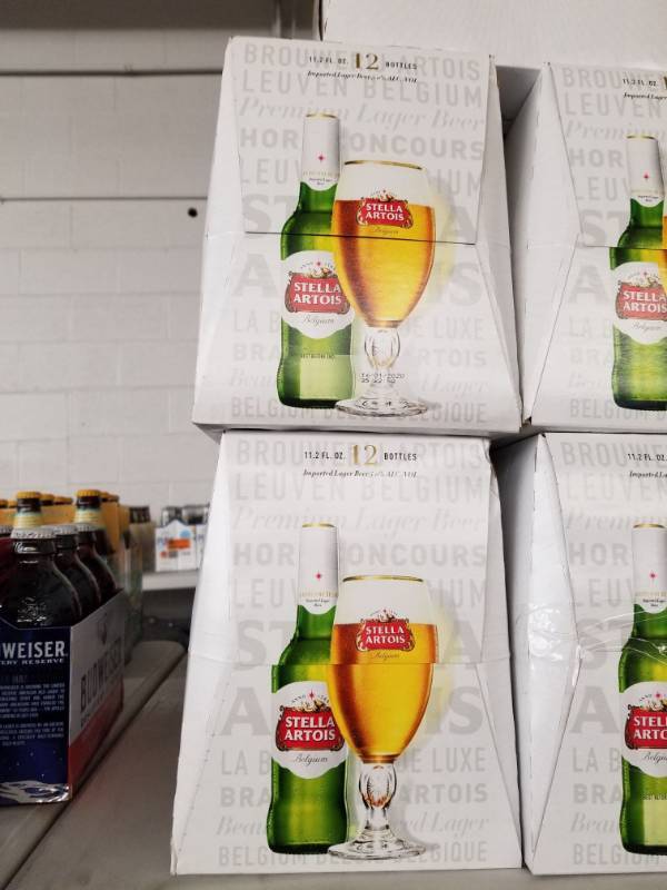lot 15216 image: (2) Stella Artois 12Pk Bottles
