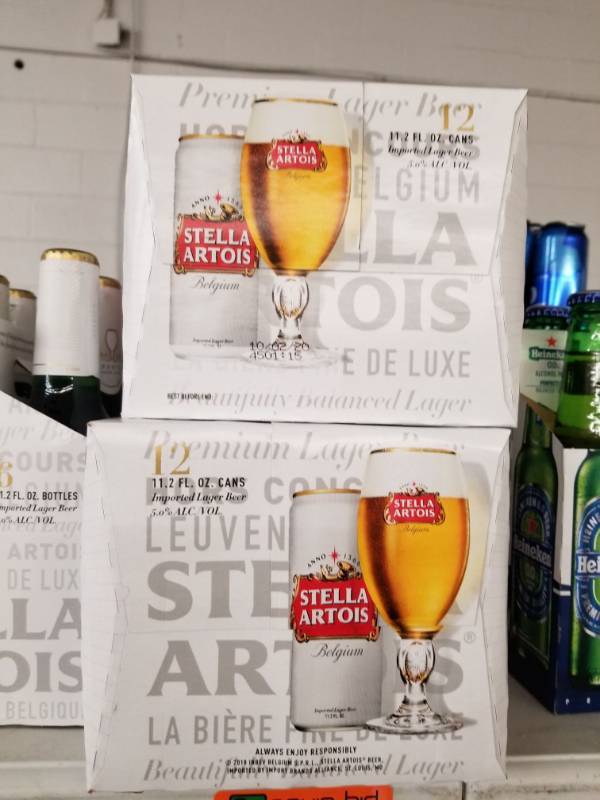 lot 15219 image: (2) 12Pk Stella Artios Cans