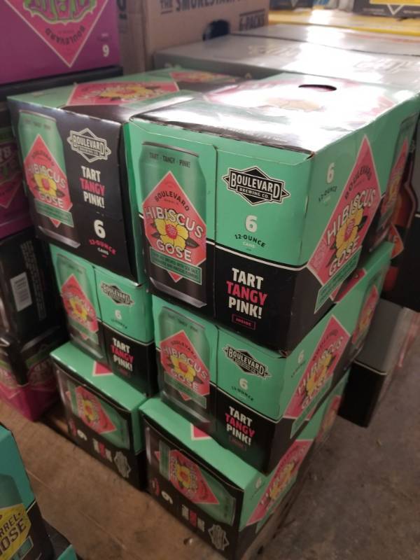 lot 15232 image: (6) 6Pk Cans Boulevard Hibiscus Gose