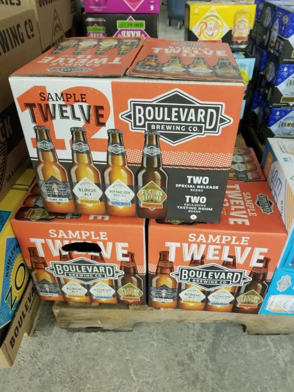 lot 15235 image: (3) Boulevard Brewing Sample Packs 12 Pk Bottles