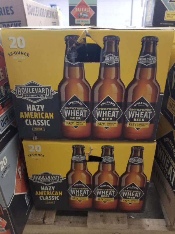 lot 15241 image: (2) Boulevard Hazy 20Pk Bottles