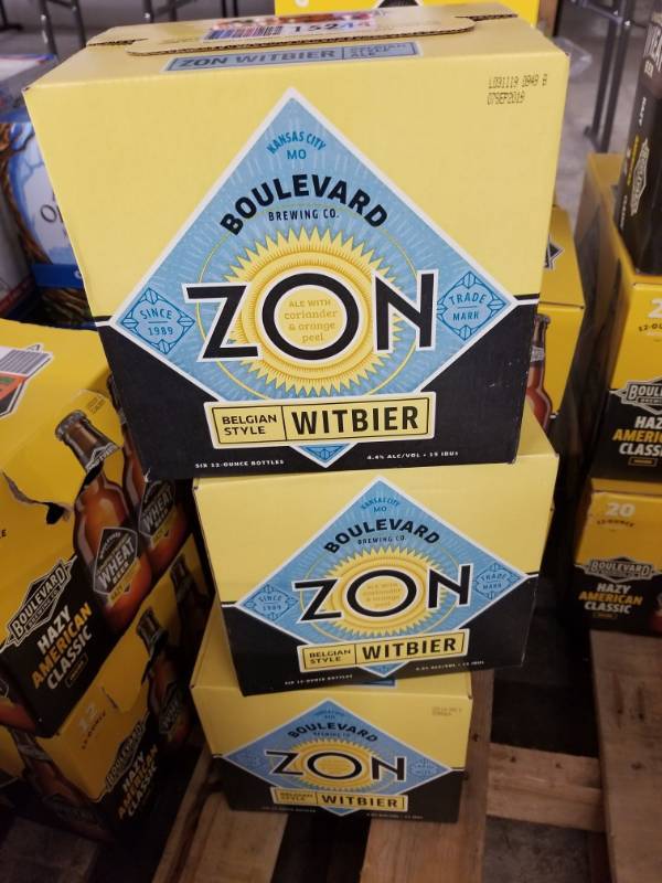 lot 15244 image: (3) Boulevars Zon Witbier 6Pk Bottles