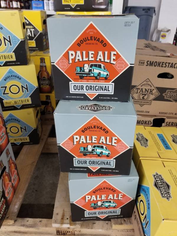 lot 15245 image: (5) Boulevard Pale Ale 6Pk Bottles