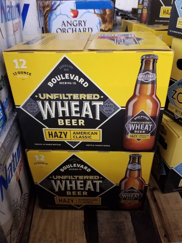 lot 15247 image: (2) Boulevard Hazy Wheat 12pk Bottles