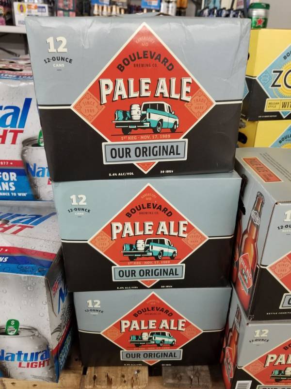 lot 15249 image: (3) Boulevard 12pk Cans Pale Ale