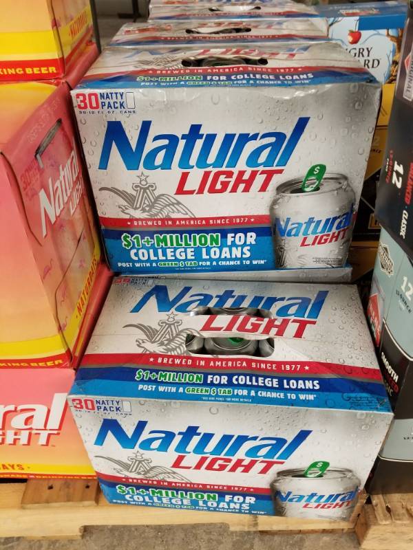 lot 15251 image: (5) 30Pk Cans Natural Light