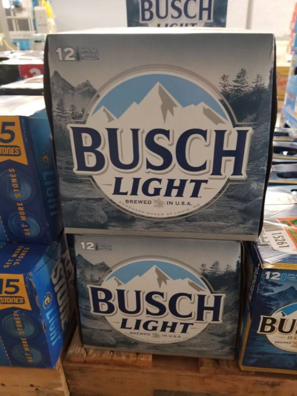 lot 15259 image: (2) Busch Light 12Pk Bottles