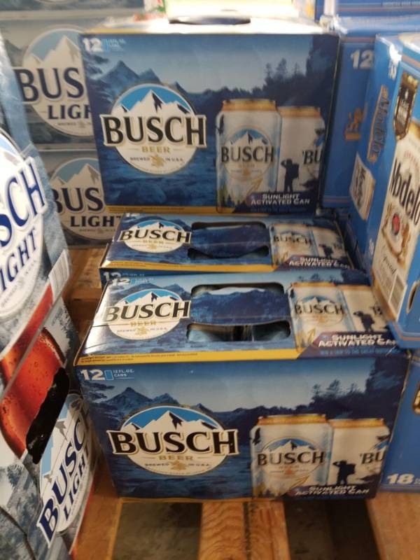 lot 15261 image: (5) Busch 12Pk Cans