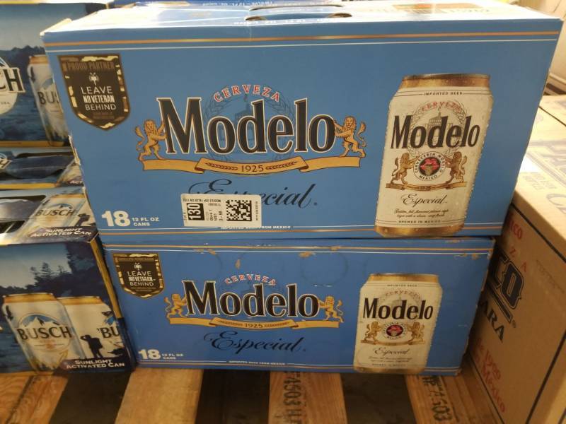 lot 15262 image: (2) Modelo Especial 18Pk Cans