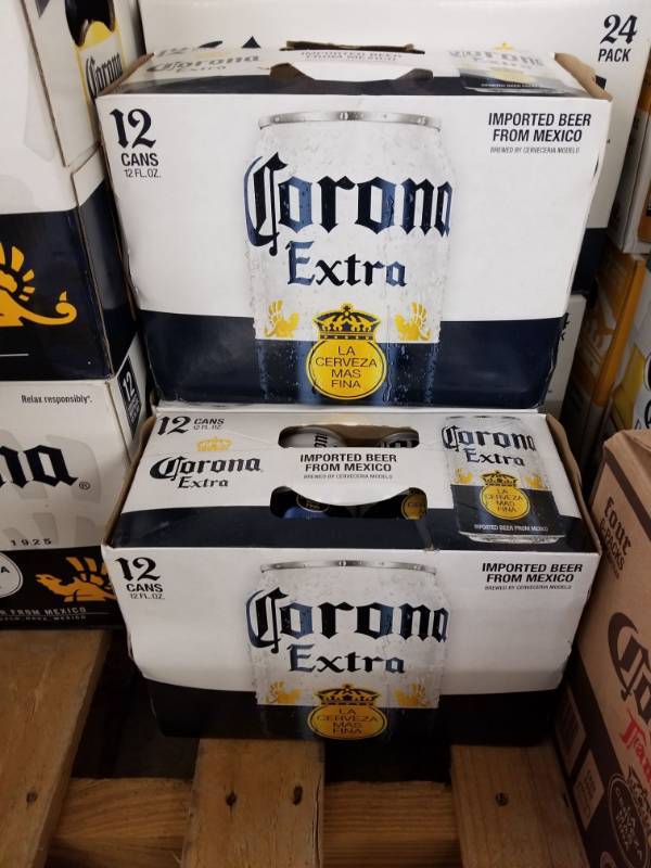 lot 15272 image: (3) Corona Extra 12Pk Cans