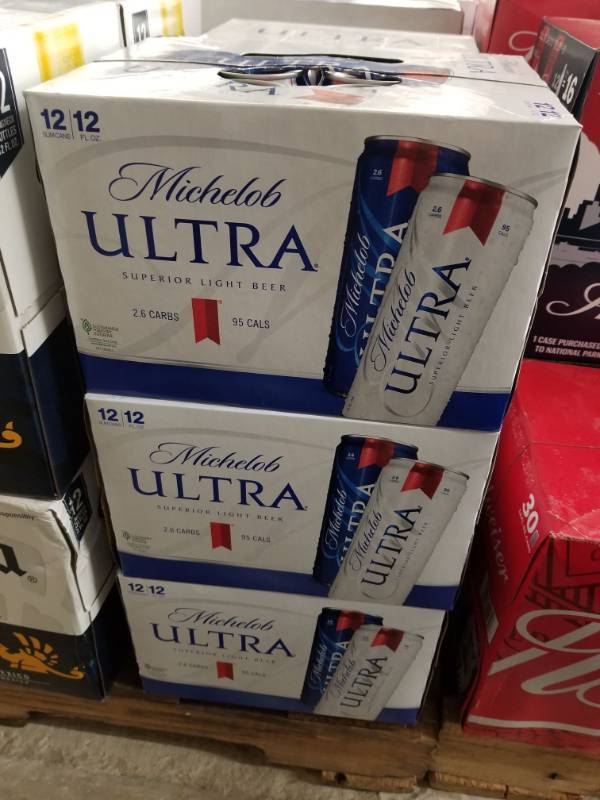 lot 15276 image: (3) Michelob Ultra 12Pk Slim Cans