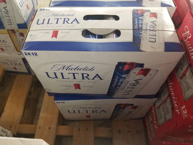 lot 15279 image: (2) 24Pk Slim Cans Michelob Ultra