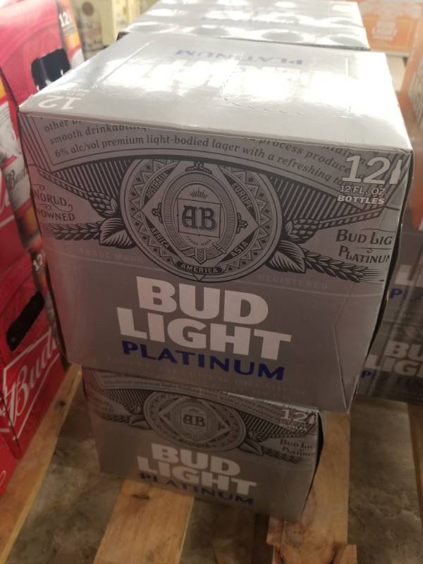 lot 15288 image: (2) 12Pk Bud Light Platinum Bottles