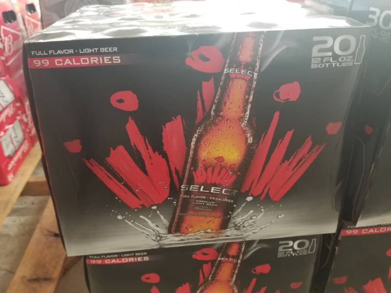 lot 15292 image: (1) Budweiser Select 20Pk Bottles