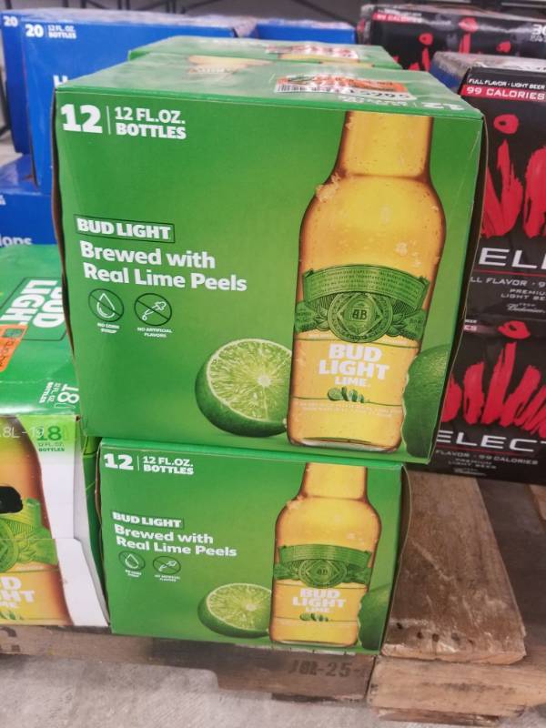 lot 15295 image: (2) Bud Light Lime 12Pk Bottles