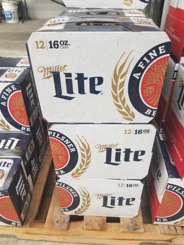 lot 15334 image: (4) 12Pk Miller Lite 16oz Cans