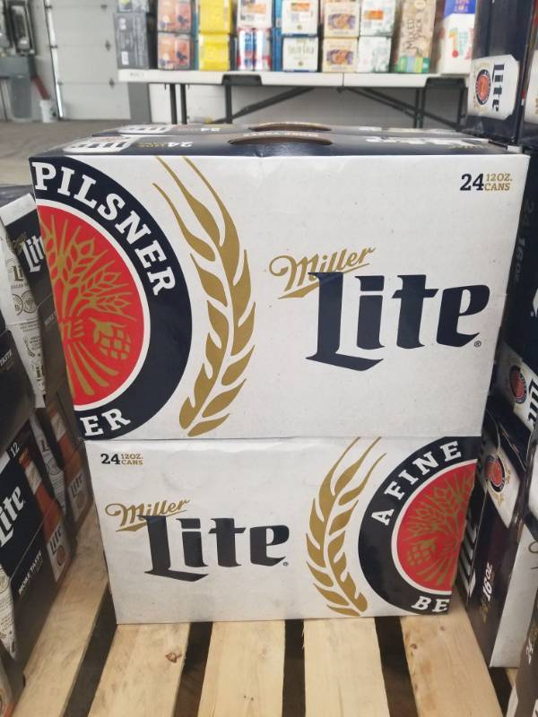 lot 15341 image: (2) Miller Lite 24Pk 12oz Cans