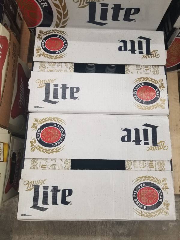 lot 15344 image: (2) 24Pk 12oz Miller Lite Bottles