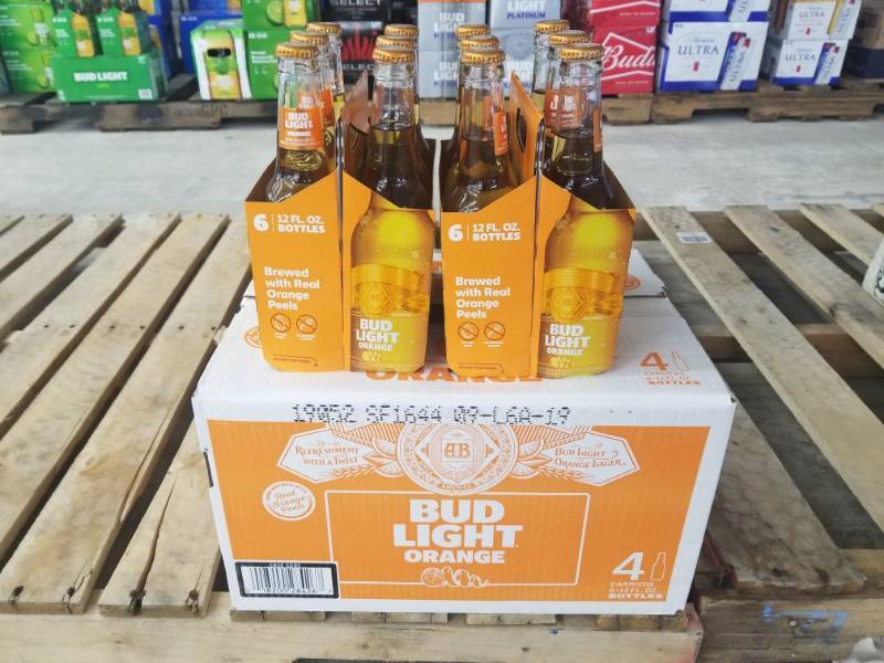 lot 15354 image: (6) Bud Light Orange 6Pk 12oz Bottles