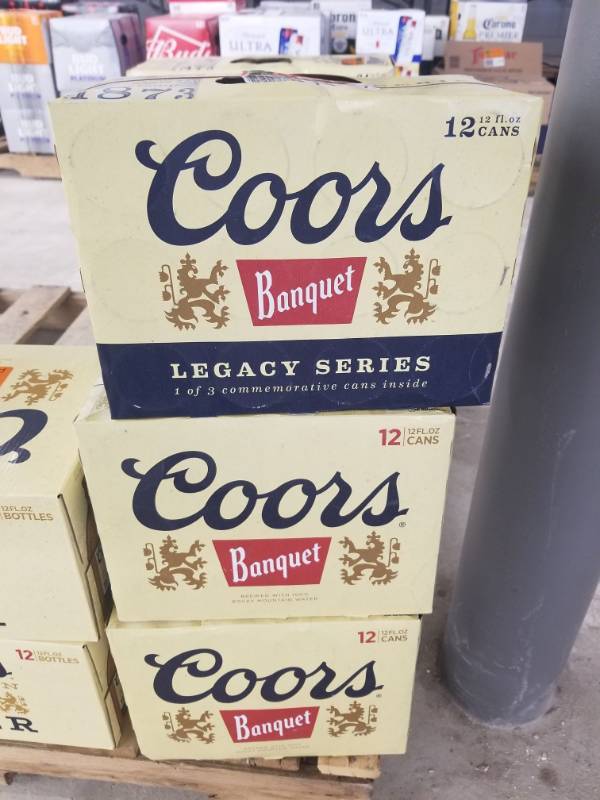 lot 15357 image: (3) Coors Banquet 12pk 12oz Cans