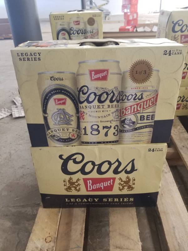 lot 15358 image: (2) Coors Banquet 24Pk 12oz Cans