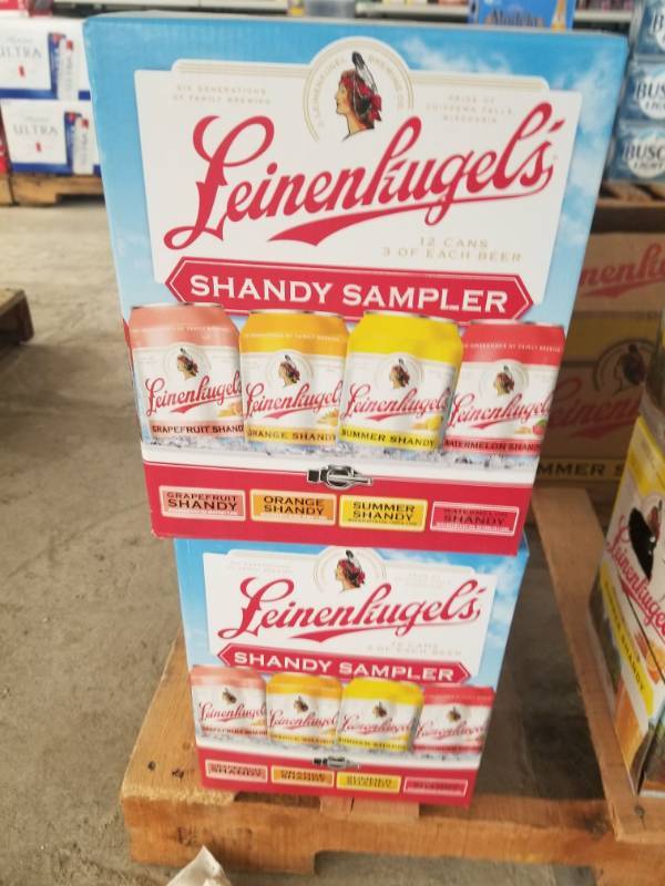 lot 15360 image: (4) Leinenkugels Shandy Sampler 12Pk Cans