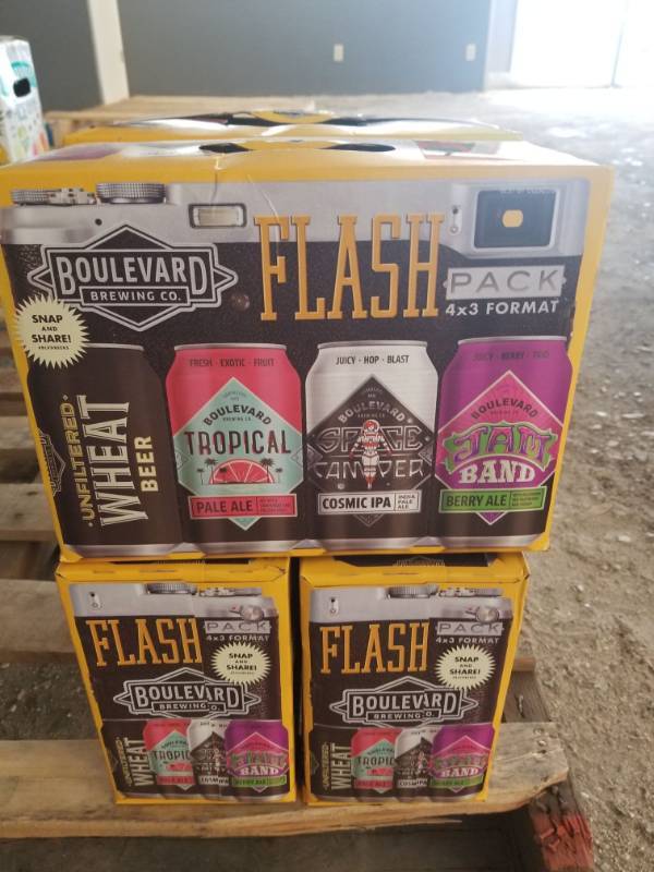 lot 15382 image: (4) Boulevard 12Pk Variety Pack Cans