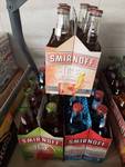 (3) Smirnoff Red White Blue 6pk, (1) Peach Bellini 6Pk, (1) Watermelon Mimosa 6PK (3) Smirnoff Red White Blue 6pk, (1) Peach Bellini 6Pk, (1) Watermelon Mimosa 6PK