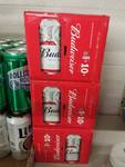 (3) Budweiser 8Pk 16oz Cans (3) Budweiser 8Pk 16oz Cans