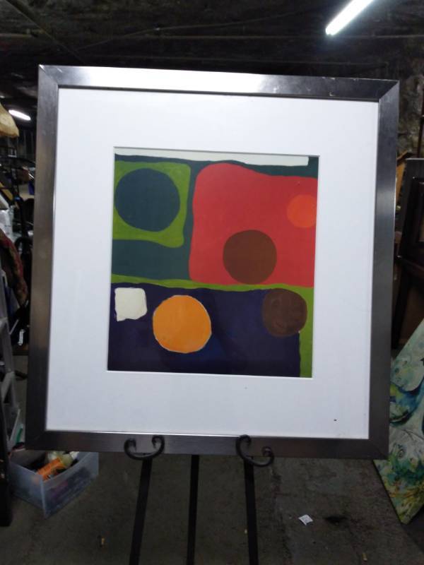 lot 3224 image: Modern Style Framed Picture