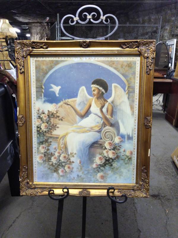 lot 3240 image: Ornate Framed Wall Picture