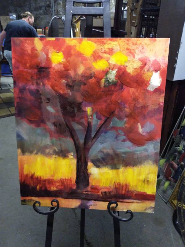 lot 3194 image: Modern Canvas Wall Art