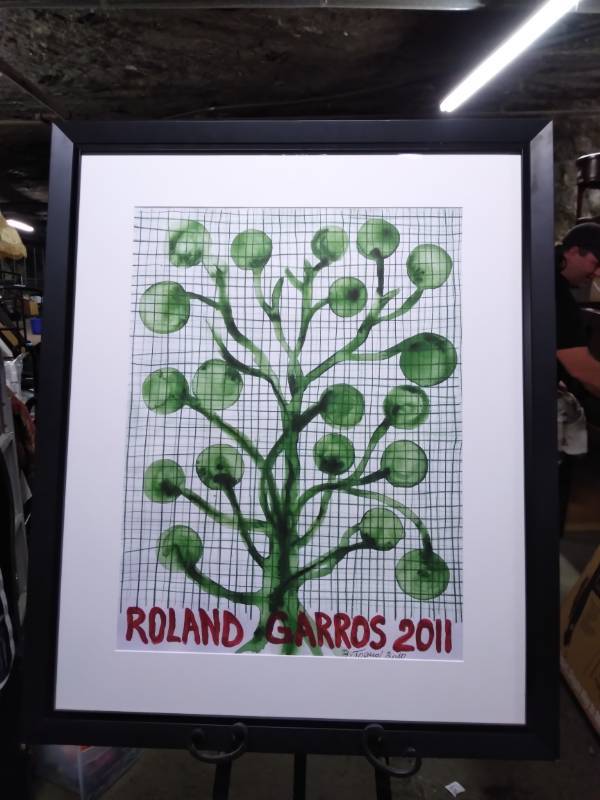 lot 3216 image: Roland Garros 2001 Framed Picture