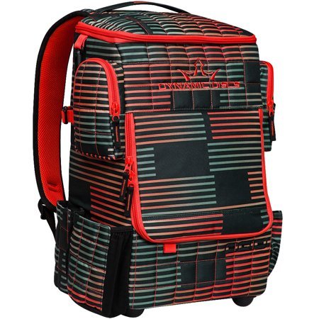 lot 12361 image: Dynamic Discs Ranger Disc Golf Bag Stoke Red