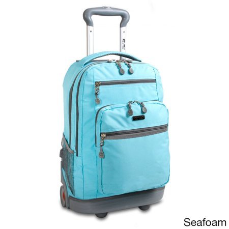 lot 12396 image: Sundance II 20 Laptop Rolling Backpack - Color Seafoam