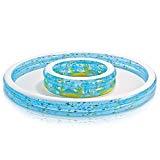 lot 12441 image: Intex Wishing Well Inflatable Swim Center Fun Baby Swimming Pool 57143EP, 110x14in, New, Factory Sealed