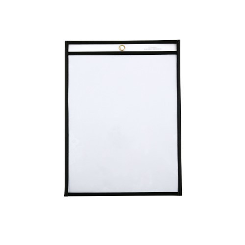 lot 12458 image: Staples Heavyweight Vinyl Top Loading Workorder Protecting Pockets, Clear, 9  x 12 , 25Box