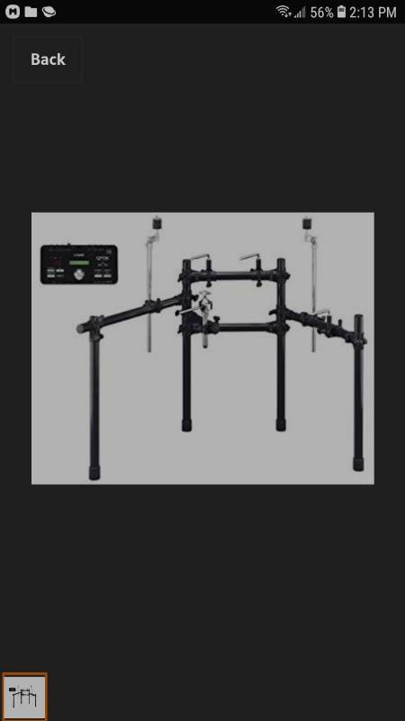 lot 13403 image: Yamaha DMR502 including DTX502 Module and RS502 Rack System for the DTX522KDTX532KDTX562K Electronic Drum Kits