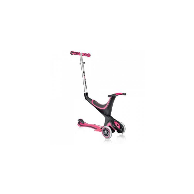 lot 13416 image: Youth Globber Scooters 3-Wheeled 5-in-1 Scooter, Pink, New