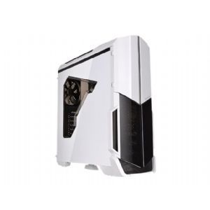 lot 13417 image: ThermalTake Tower CA-1D9-00M6WN-00 Versa N21 Snow - Mid tower - ATX - no power supply ( PS2 ) - black white - USBAudio, Factory Sealed