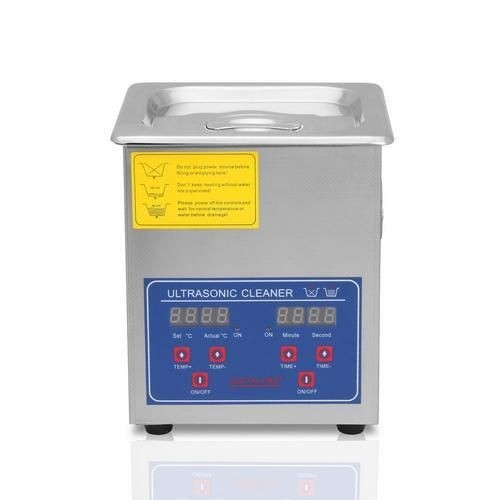 lot 13432 image: Ultrasonic Jewelry Eyeglass Industrial Cleaner w Digital Heater Timer, 1.3L