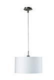 lot 13449 image: Philips 362751748 Brushed Nickel  White Shade Roomstylers Roomstylers
