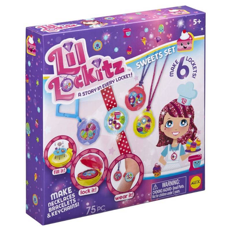 lot 13493 image: Alex Toys Lil Lockitz Sweets Set, Multicolor