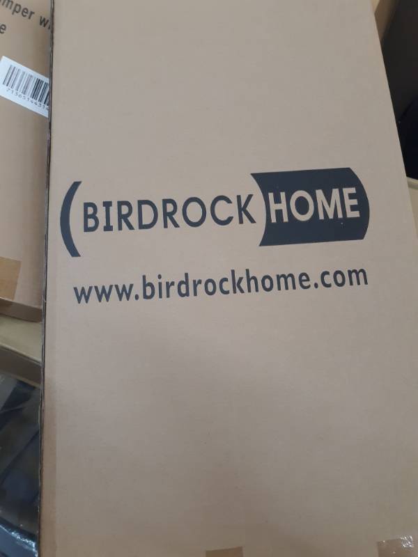 lot 13927 image: Birdrock Home Folding Cloth Laundry Hamper With Handles  Dirty Clothes Sorter 