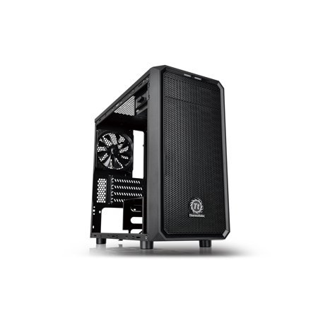 lot 14321 image: Thermaltake Versa H15 Micro ATX Computer Case No PSU