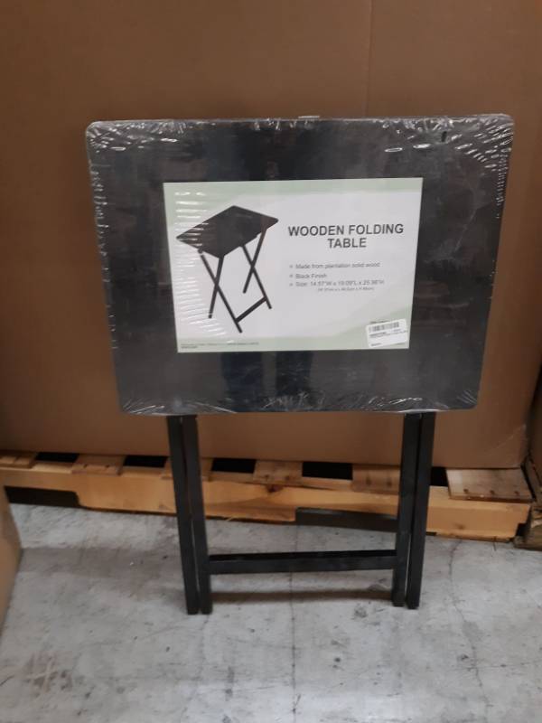 lot 14369 image: Wooden Folding Table