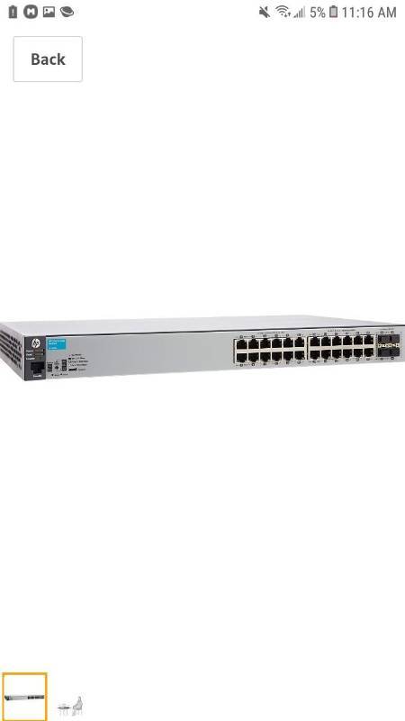 lot 14415 image: HP J9776A 2530-24G 24 Port Gigabit Switch