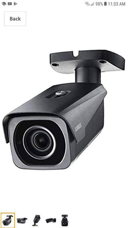lot 14419 image: Lorex 8mp 4k Ip Bullet Security Camera Lnb8921b, 200ft Ir Night Vision H.265