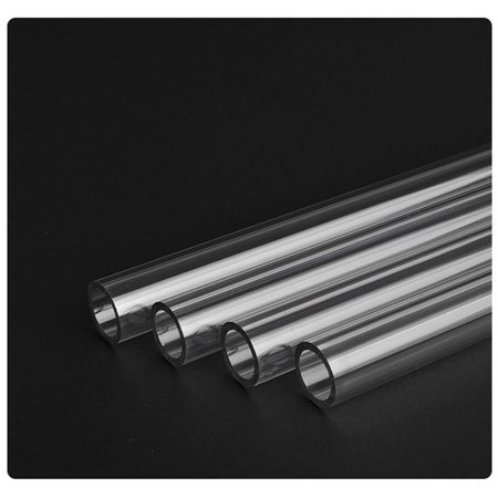 lot 14428 image: Thermaltake Pacific CL-W065-PL16TR-A DIY LCS V-Tubler PETG Hard Tubing (4-Pack) 500mm Lengths OD16mm ID12mm